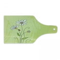 thumbnail image 1 of Daisy Cutting Board, Hand Drawn Style Chamomile Flowers Ladybugs and Grunge Look Graphic, Decorative Tempered Glass Cutting and Serving Board, Wine Bottle Shape, Multicolor, by Ambesonne, 1 of 1
