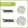 thumbnail image 3 of Kdxio Mardi Gras6 Name Plate Compatible Stanley Cups Name Tag Acrylic Nameplate Tumbler Lid Topper for Cup Accessories, 3 of 9