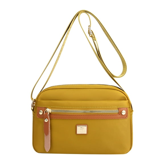 Hmsavn Organization and Storage Nylon Crossbody Bag, Lightweight Crossbody Bag With Multiple Pockets And One Shoulder Nylon Fabric For Women
