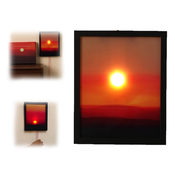 Adjustable Wall Projection Lamp Atmospheres Decoration Entrance Wall Hanging Lights Sunrises Lamp Enduring