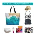 thumbnail image 6 of Rateoe Beach Tote Bag - Waterproof Lightweight Handbags Travel Shoulder Bag for Hiking Yoga Gym Swimming Travel Beach, 6 of 8