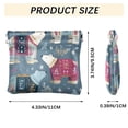 thumbnail image 3 of PU Leather Coin Purse Wallet Compact Water-Resistant Card Cases Money Organizers Polar Bear Pattern, 3 of 7