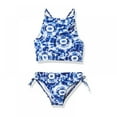 thumbnail image 1 of Girls Bikini 2-Piece Swimsuit UPF 50+ Beach Sport Halter Bathing Suits, 1 of 3