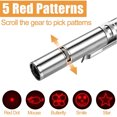 thumbnail image 3 of EDTara Stainless Steel Cat Flashlight With A Clip Self-locking Switch Usb Charging Purple Light Money-checking Led Lighting Pet Toy, 3 of 7