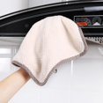 thumbnail image 5 of 10PCS Multi-Purpose Cleaning Cloths - Washcloths Super Absorbent Kitchen Towels Green - Dish Cloths for Kitchen, Wash Cloth for Home, Car, Window, Odor Stain Grease Free, 5 of 6
