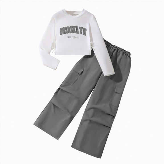 TAmten Girls Outfits Girls 2 Piece Outfits Long Sleeve and Leggings Clothing Set Outfits for Girls Size 11-12 Years