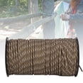 thumbnail image 4 of Cuerda de paracaídas de supervivencia para exteriores, 100 m, para rescate y senderismo (camuflaje desértico), 4 of 9