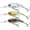 Jointed Crankbait(2.8"-0.46oz), variant on TRUSCEND Easy Catch SwimMax with BKK Hooks, Magic Noisy Wiggling and Vibrating Actions for More Bites, Lifelike Fishing Lures for Bass Trout Walleye Crappie, Strongest Dyneema Fiber Jointed Swimbait