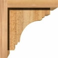 thumbnail image 3 of 8"W x 8"D x 8"H Pescadero Rough Sawn Corbel w/Backplate, Western Red Cedar, 3 of 9