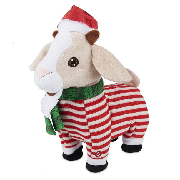 Goat in panties yelling for mohammad Holiday Time Animated Goat Walmart Com Walmart Com