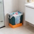thumbnail image 1 of Adjustable Trash Can with Side Clips | Detachable Garbage Bin for Easy Cleaning | Fits All Bag Sizes | Floor-Standing Kitchen and Bathroom Waste Bin for Home Use, 1 of 6