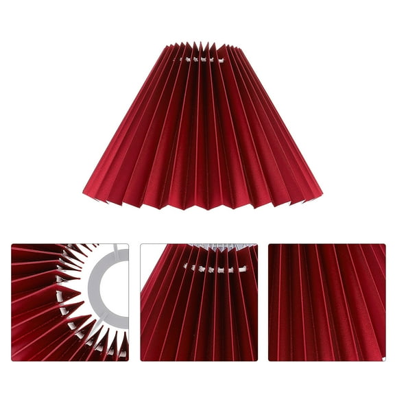 Baluue 1Pc Creative Red Cloth Craft Lampshade for Decorative Table Light Cover