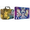 Pokemon Trading Card Game Shining Legends Collectors Chest Tin and Mega Mewtwo X Figure Collection Box Bundle, 1 of Each