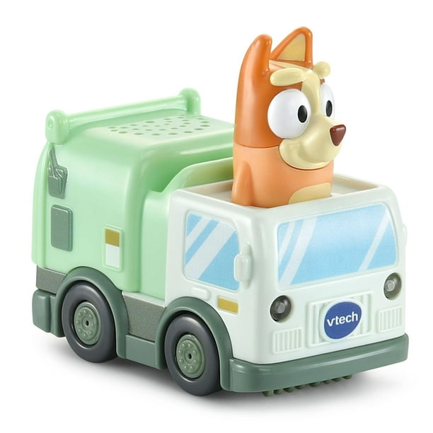 Camión de basura Toy VTech Bluey Bingo con sonido para niños de más de 1,5 años