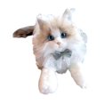 thumbnail image 5 of yotijay RAGDOLL Chat in plush toat toy in stuffed, sweet, toy in plush kitten, cat doll, Cat Blue scarf, 5 of 9