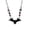 Style-2, variant on Gothic Halloween Necklace for Women Cute Bat Pendant, Bat Choker Necklace Goth Halloween Prom Jewelry, Custom Accessory for Seasonal and Everyday Wear