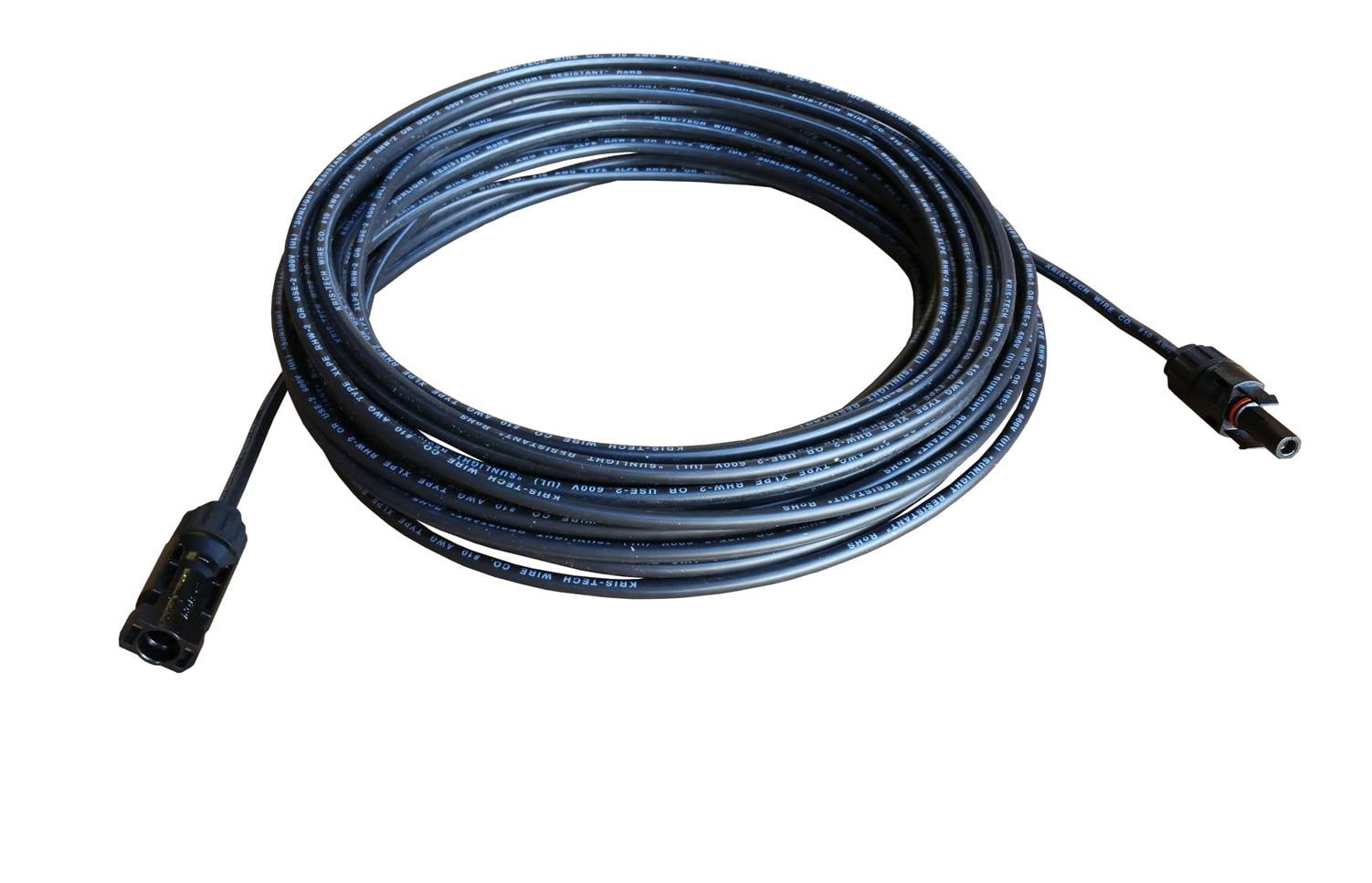 solar extension cable with female and male connectors with MC-4 10-14 AWG 