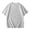 Grey, variant on lnmuld Girls Summer Casual Crewneck Short Sleeve Oversized Basic Tee Size:11-12 Years