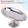 thumbnail image 5 of 304 Stainless Steel Oval Hammered Dessert Bowl Footed Ice Cream Cup Snack Pudding Serving Dish for Party, 5 of 9
