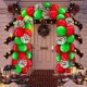 thumbnail image 3 of Kit de guirnaldas de globos navideños de 189 piezas, globos de colores, confet, 3 of 5