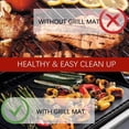 thumbnail image 4 of Estera de Cocina, 50x40cm Juego de 5 Esteras para Barbacoa Antiadherentes y Reutilizables Esteras para Barbacoa, Accesorios para Barbacoas para Barbacoas de Gas, Carbón o Eléctricas, 4 of 5