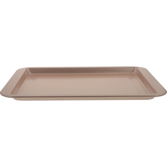 FENGGUIQU Rose Nonstick Carbon Steel Baking Sheet Pan for Oven Cookies, Cakes, and More