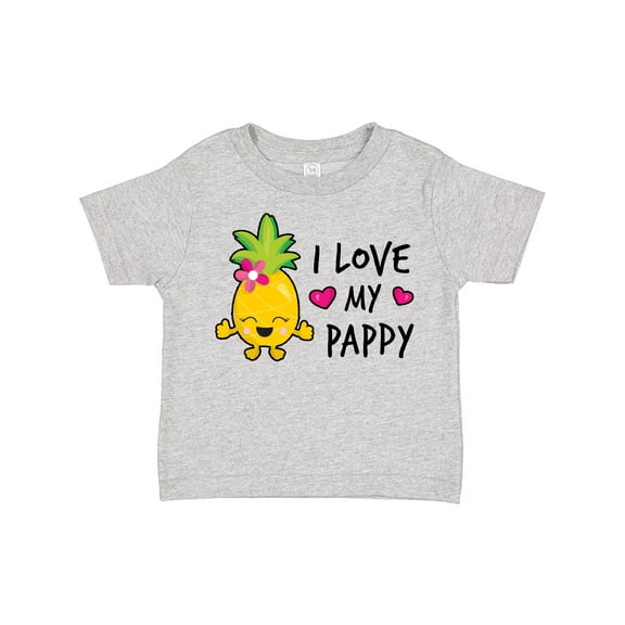 Inktastic I Love My Pappy with Pineapple Girls Toddler T-Shirt