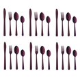 thumbnail image 2 of BuyGo Silverware Set for 6 Purple Dinnerware Set Stainless Steel Flatware Set 24-Piece Cutlery Set Tableware Set, Dishwasher Safe, 2 of 4