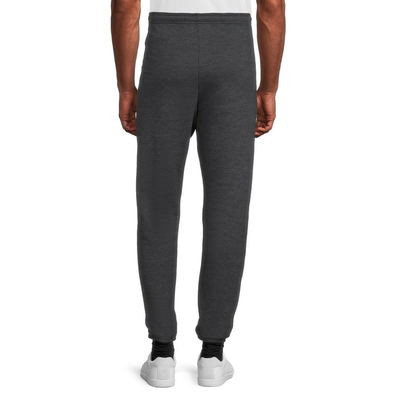 Athletic Works Men s Fleece Elastic Bottom Sweatpants Walmart