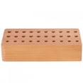 thumbnail image 4 of Soporte para herramientas de madera, organizador de almacenamiento de herramientas con 30 agujeros para destornilladores y punzones., 4 of 14