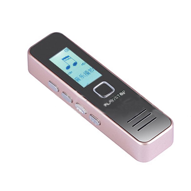 Grabadora de voz digital Reproductor de MP3 Mini grabadora de voz Dictáfono profesional Tiempo de grabación de 20 horas Sin memoria Scienceny DZ6401-02