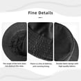 thumbnail image 5 of ZICANCN Bucket Hat Unisex for Men Women, Cat Kitten Fashion Fishing Hat Cute Fisherman Cap, Black, 5 of 5