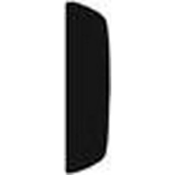 Cowles Side Molding T3502C Styleguard; Universal; European Style; Black; PVC Plastic; 1 Inch Width x 14 Foot Length; 1 Piece