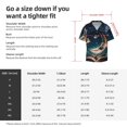 thumbnail image 5 of Balery Artistic Starry Sky Moon Book Camisa Casual de Manga Corta con Botones para Hombre, Texturizada, Estilo Cubano, para Playa, Verano-4X-Large, 5 of 5