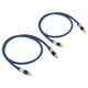thumbnail image 3 of Cable de Audio de dos a dos cabezales RCA, amplificador de altavoz, Cable amplificador de tubo CD, 1 par, 3 of 5