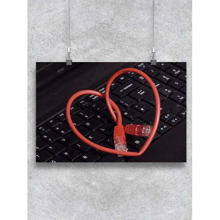 Heart Shaped Ethernet Cable Poster -Image by Shutterstock price history on PriceWatchPro