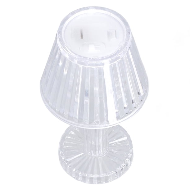 Lámpara De Mesa De Glow, Transmisión De Luz De Luz Fuerte Mini Lámpara De Mesa De Cristal IP54 Alimentado Con Batería, Luces Decorativas Para Dormitorio, Guardería, Estudio,