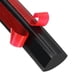 thumbnail image 1 of Uxcell 1/2"x1/2"x118" Moldura de pared flexible de esquina redonda doble autoadhesiva negra, 1 of 6