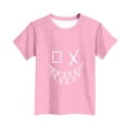 thumbnail image 6 of Crunowin Graphic Print Tee for Boys (3-16), Casual Short Sleeve Pullover Tops Summer Crew Neck T-shirts Pink 9-10Years, 6 of 6