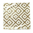Efavormart Set Of 4 | 18" White/Gold Foil Geometric Print Throw Pillow ...