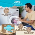 thumbnail image 4 of Laundry Detergent Sheets Unscented - Zero Waste, Plastic and Scent Free, Natural Soap - Travel Size Essentials for Washing Clothes, 100 Loads (Unscented), 4 of 5