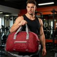 thumbnail image 6 of Gym Bag with Pocket Compartment, Lightweight Sports Travel Bag for Women Men, Water Resistant Carry On Weekender Overnight Tote for Swimming Yoga Gym Fitness Travel Storage, 6 of 8