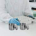 thumbnail image 3 of Weiweiguan 2 Pcs Pots en Acier Inoxydable Résistants à l'Iode Support de Gaze Pots Iodophore, 3 of 7