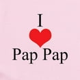 thumbnail image 2 of CafePress - I Love (Heart) Pappap Infant Bodysuit - Baby Light Bodysuit, Size Newborn - 24 Months, 2 of 4