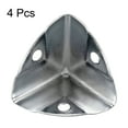 thumbnail image 3 of Unique Bargains Metal Box Corner Protectors Wooden Box Edge Guard Protector 22x22x22mm Silver Tone 4 pcs, 3 of 3