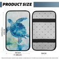 thumbnail image 5 of Yuyamidu Blue Sea Turtle Auto Armrest Cover Winter Car Center Console Cover Protector Car Interior Accessories Warm Center Console Armrest Cover for Car Van Truck, 5 of 7