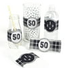 50th Milestone Birthday - DIY Party Wrapper Favors - Set of 15