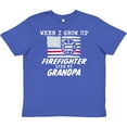 thumbnail image 3 of Inktastic When I Grow Up I Want to Be a Firefighter Like My Grandpa Youth T-Shirt, 3 of 5
