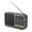 Gray, variant on New Portable FM Radio for Seniors, Rechargeable Bluetooth Speaker MP3 Player Support TF Card, Elderly Opera Story Player