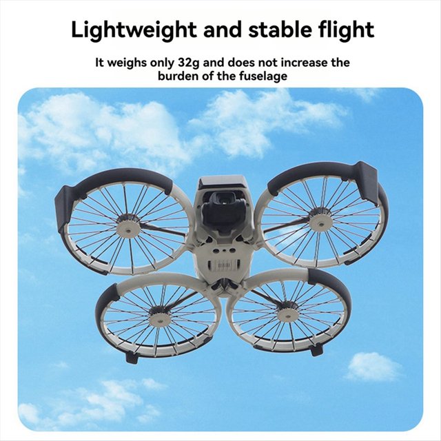 Cubierta Protectora de Anillo de Parachoques para FLIP, Protección de Hélice Anticolisión, Cubierta Protectora, Accesorios para Drones, Color Negro